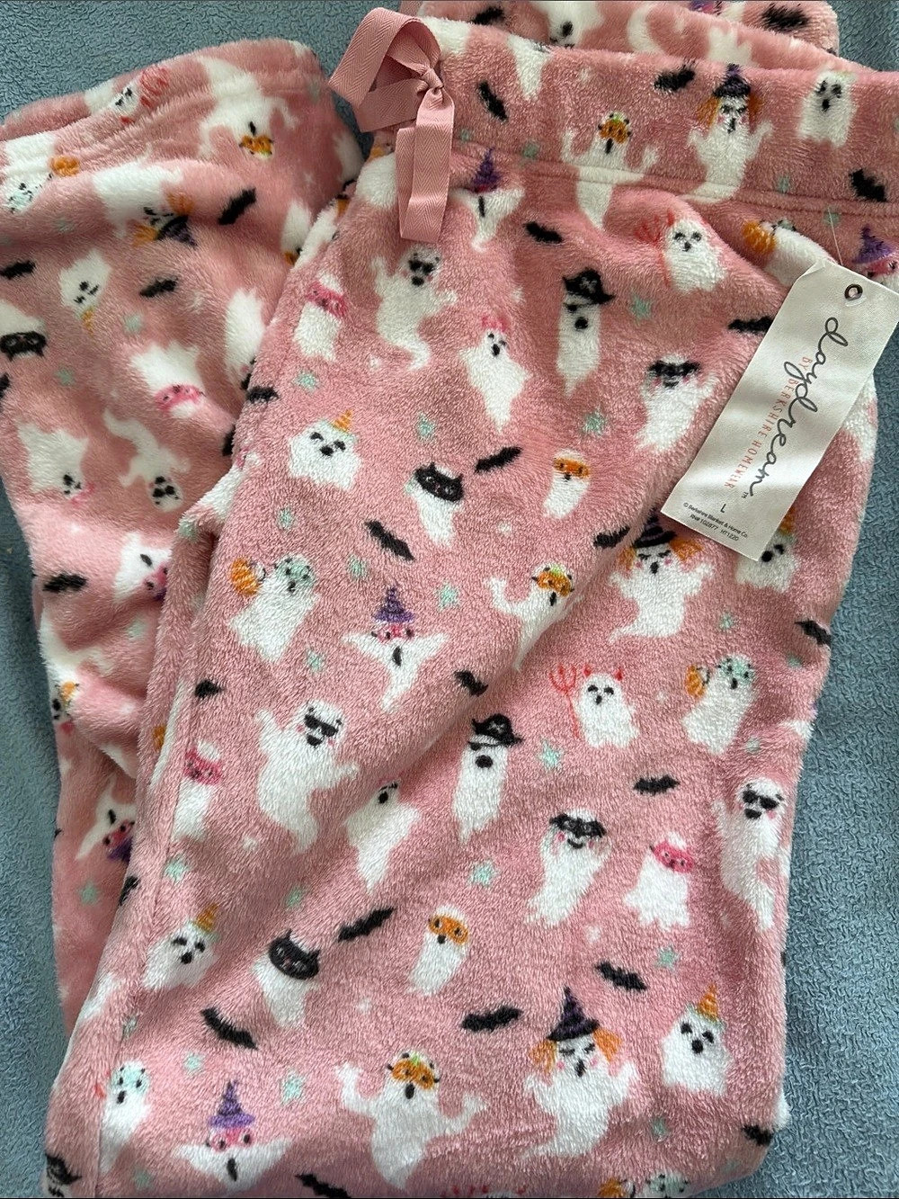 Loungefly Pink Ghost Pajama Pants 18NWT